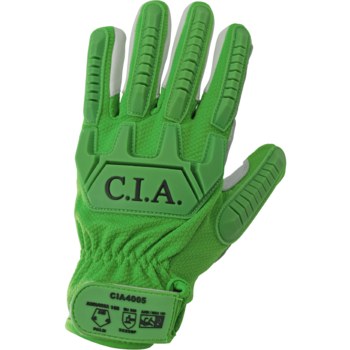 Global Glove Green Large Mechanic's Gloves - Wing Thumb - CIA4005-9(L)