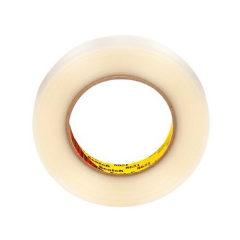 3M Scotch 8651 Clear Filament Strapping Tape - 18 mm Width x 55 m Length - 5.6 mil Thick - 42352
