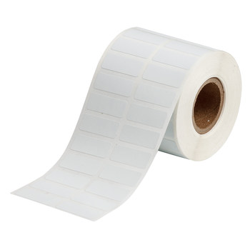 Picture of Brady Freezerbondz White Polyester Thermal Transfer THT-152-492-2.5-SC Die-Cut Thermal Transfer Printer Label Roll (Main product image)