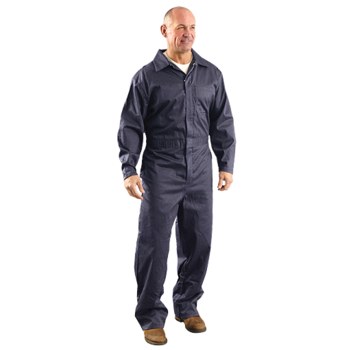 Picture of Occunomix G906 Navy Medium Nomex Reusable Fire-Resistant Coveralls (Main product image)