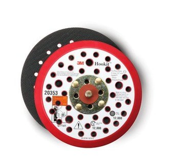 3M Hookit Disc Pad - Hook & Loop Attachment - 6 in Diameter - 20355