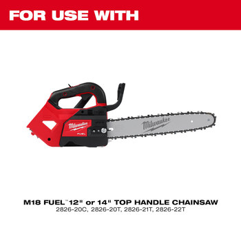 Milwaukee Black/Red Plastic Chainsaw Case - 13.23 in Length - 21.97 in Wide - 49-16-2746