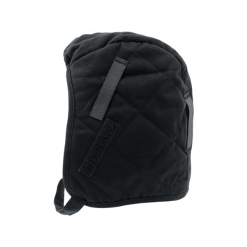 Global Glove Bullhead Safety Black Universal Cotton Cold Weather Head Liner - 2-Point Strap Type - Hook & Loop - 816679-01958