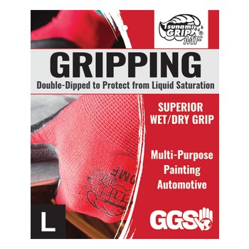 Global Glove Tsunami Grip 500MF-T Large Cut-Resistant Gloves - ANSI A1 Cut Resistance - Nitrile Palm & Fingertips Coating