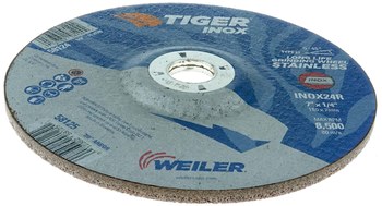Weiler Tiger Inox Grinding Wheel 58125 - 7 in - INOX - 24 - R