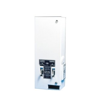 Picture of Adenna D1-25SS D1-25 15 Sanitary Napkins (No. 4 Box), 25 Tampons Stainless Steel Stainless Steel Vending Dispenser (Main product image)