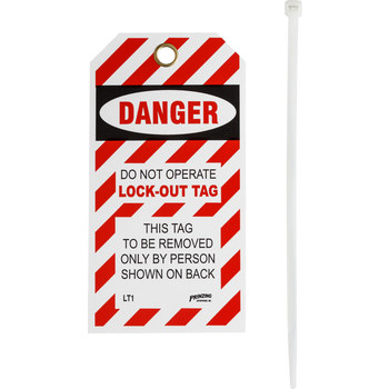 Picture of Brady LT1 Lockout / Tagout Tag (Main product image)