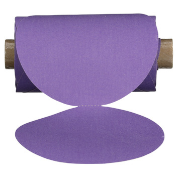 3M Cubitron II Stikit 66964 PSA Disc Roll - 5 in - 320+ - Precision Shaped Ceramic