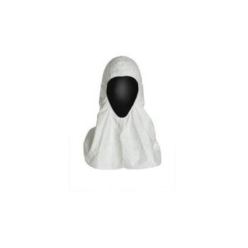 Picture of Dupont TY657S WH White Large Tyvec High Density Polyethylene Chemical-Resistant Hood (Main product image)