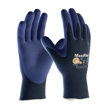Picture of PIP MaxiFlex Elite 34-274 Blue on Blue Medium Lycra/Nylon Work Gloves (Main product image)