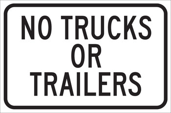 Picture of Brady B-401 Polystyrene Rectangle White English Restricted Vehicle Sign part number 124456 (Main product image)