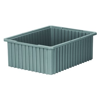 Picture of Akro-Mils 33228 Akro-Grid 1.3 ft, 9.7 gal 50 lb Gray Industrial Grade Polymer Dividable Grid Container (Main product image)