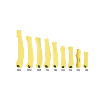 Global Glove Cut-Resistant Sleeve K14SL - Yellow