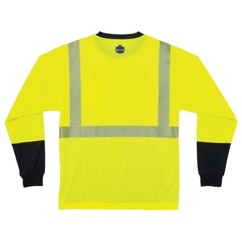 Ergodyne GloWear High-Visibility Shirt 8281BK 22634 - Lime/Black