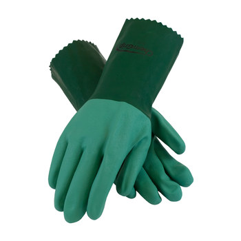 Picture of PIP Chemgrip 57-1812 Green Small Cotton/Neoprene/Polyester Supported Chemical-Resistant Gloves (Main product image)