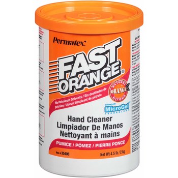 Permatex Fast Orange Waterless Hand Cleaner, 4.5 lb Tub, 23218