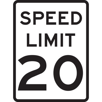 Picture of Brady B-120 Fiberglass Reinforced Polyester Rectangle White English Stop Signs, Traffic Control Signs & Banners Sign part number 76088 (Main product image)