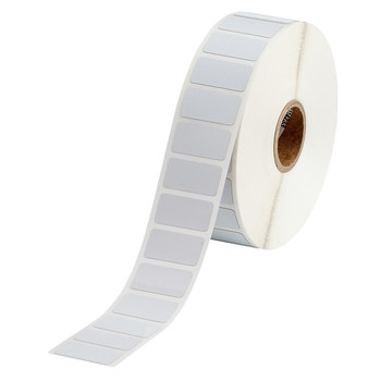 Picture of Brady White Polyimide Thermal Transfer THT-59-457-2.5-SC Die-Cut Thermal Transfer Printer Label Roll (Main product image)