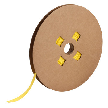 Picture of Brady Permasleeve Yellow Polyolefin Thermal Transfer ZH-C-250-YL-J Continuous Thermal Transfer Printer Heat-Shrink Tubing (Main product image)