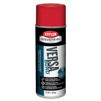 Krylon Industrial VersaBond Safety Red Alkyd Enamel Paint - 12 oz Can - 00846