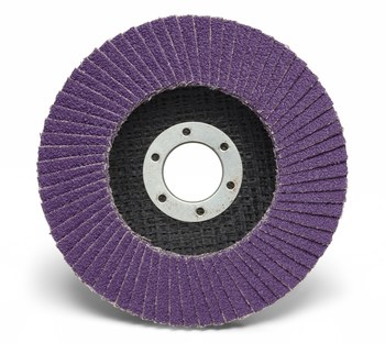 3M 769F Type 27 Flap Disc 05904 - Ceramic Precision-Shaped Grain - 4 1/2 in - 60+ - Medium