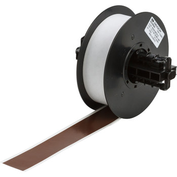 Picture of Brady Brown Indoor / Outdoor Vinyl Thermal Transfer 115761 Continuous Thermal Transfer Printer Label Roll (Main product image)