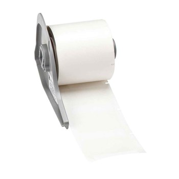 Picture of Brady M710 White, Clear Vinyl Thermal Transfer M7-88-427 Self-Laminating Wire & Cable Labels (Main product image)