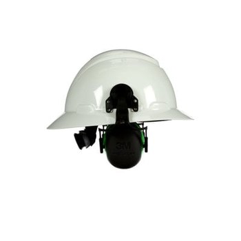3M Peltor X1P51E Protective Earmuffs X 67135, 21 dB, Black/Green |  RSHughes.com