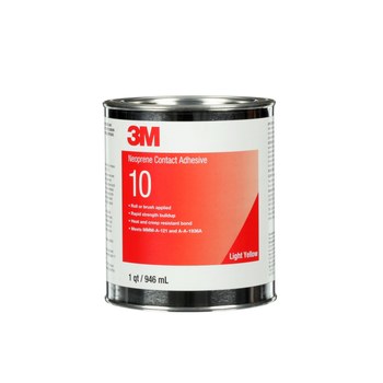 3M Scotch-Weld 10 Neoprene Contact Adhesive 20272, 1 qt Can, Light