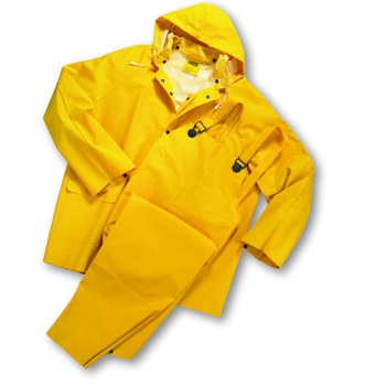 West Chester Rain Suit 4035FR/5XL, Size 5XL, Yellow
