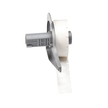 Picture of Brady White Nylon Thermal Transfer M71-83-499 Die-Cut Thermal Transfer Printer Label Roll (Main product image)