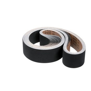 3M 461F Sanding Belt 08192 - 4 in x 106 in - Silicon Carbide - P400 - Extra Fine