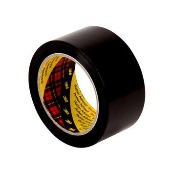 3M Tartan 860 Black Filament Strapping Tape - 12 mm Width x 110 m Length - 2.8 mil Thick - 73624