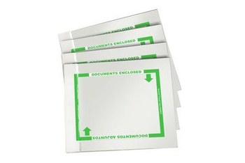 3M Scotch 830RCT Clear / Green Pouch Tape Padded Sheets - 6 in Length x 10 in Width - 86370