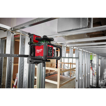 Milwaukee Black Glass-Filled Nylon Rotary Laser Wall Mount - 10.75 in Length - 7.6 in Wide - 48-35-3702