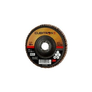3M Cubitron II 967A Type 29 Flap Disc 55618 - Ceramic Aluminum Oxide - 4 in - 60+ - Medium