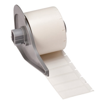 Picture of Brady White Polyester Thermal Transfer M71-29-423 Die-Cut Thermal Transfer Printer Label Roll (Main product image)