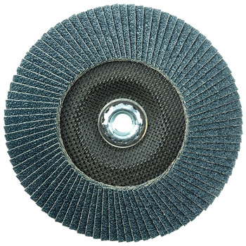 Weiler Tiger Paw Type 27 Flap Disc 51140 - Zirconium - 7 in - 40 - Coarse