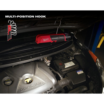 Milwaukee M12 2351-20 Stick Light - LED - Red/Black - 30457