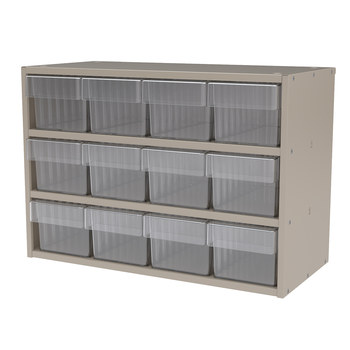 Picture of Akro-Mils AD2311P62 Akrodrawers 75 lb Putty Powder Coated, Textured Stackable Super Modular Cabinet (Main product image)