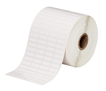 Picture of Brady White Polyimide Thermal Transfer THT-1-457-5-SC Die-Cut Thermal Transfer Printer Label Roll (Main product image)