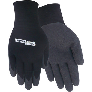 Red Steer Powertouch A201 Work Gloves A201-L, XL, Size Large, XL, Knit,  Black