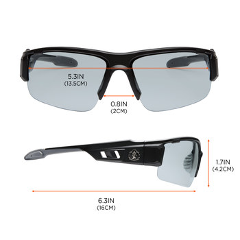 Ergodyne Skullerz Safety Glasses Dagr 52483