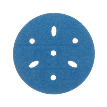 3M Hookit Blue Abrasive Ceramic Aluminum Oxide Hook & Loop Disc - 3 in Diameter Multi-Hole Vacuum Holes - 36145