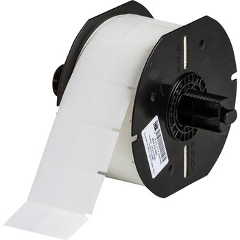 Picture of Brady Clear/White Self-Laminating Polyester Thermal Transfer B33-183-461 Die-Cut Thermal Transfer Printer Label Roll (Main product image)