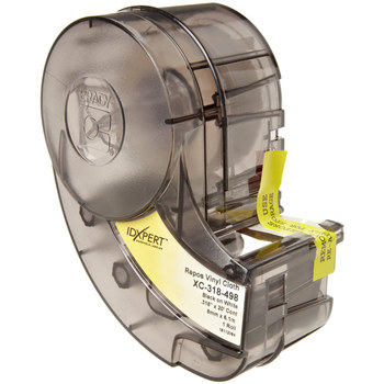 Picture of Brady Black on White Vinyl Thermal Transfer XC-318-498 Continuous Thermal Transfer Printer Label Cartridge (Main product image)