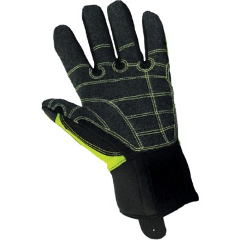 Global Glove Vise Gripster SG9966 Yellow Large Synthetic Leather Work Glove - Rough Finish - SG9966/LG