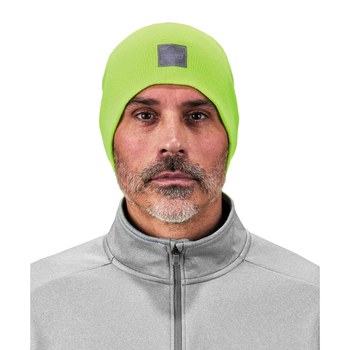Ergodyne N-Ferno 6812 Lime Green Universal Acrylic Cold Weather Hat - 720476-16813