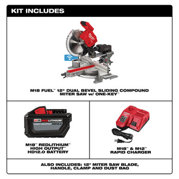 Milwaukee M18 FUEL Sliding Compound Miter Saw Kit 2739-21HD