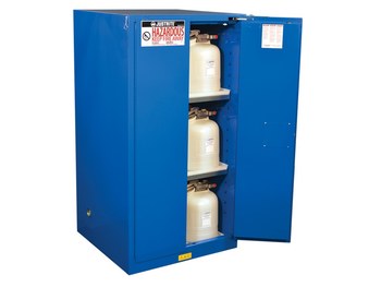 Justrite Sure-Grip EX Hazardous Material Storage Cabinet 8660281, 60 gal, Royal Blue - 16505